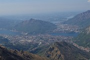79 Dalla vetta del Due Mani vista su Lecco, i suoi laghi, i suoi monti